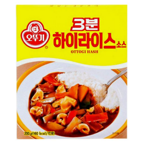 오뚜기3분 하이라이스 소스, 200g, 2개 가공식품