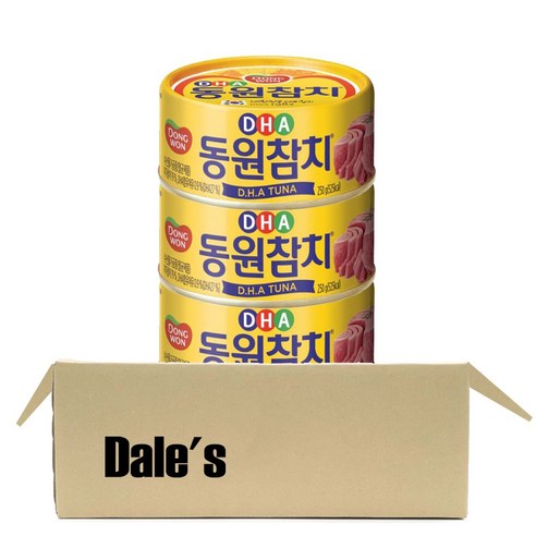 데일즈기획 동원 DHA 참치, 250g, 3개