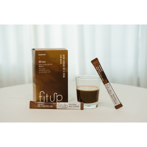 [소량포장] 카페 컴포어 프로틴 스테비아 단백질 커피 믹스 스테비아믹스커피 식물성단백질커피, 10.4g, 30개입, 4개