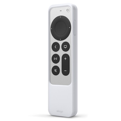엘라고 R2 2021 애플티비4K 리모컨 케이스 실리콘, 야광블루