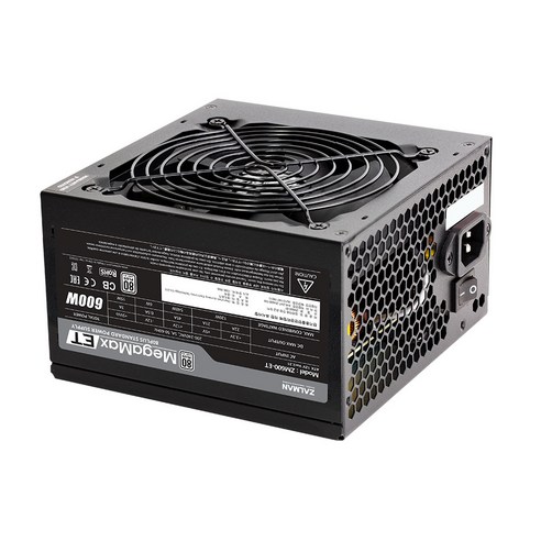 잘만 MegaMax ET 600W 80PLUS STANDARD ATX ZM600-ET 잘만500w Best Top5