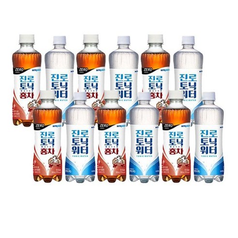 진로 토닉워터6개 + 토닉홍차6개 300ml 총12개, 1개