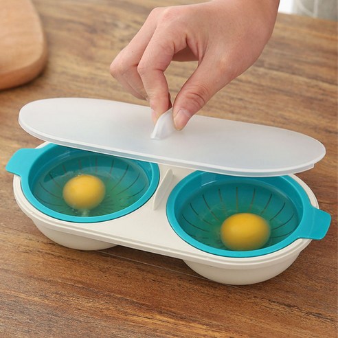 전자레인지 계란 삶기 에그 후라이 수란 샐러드 만드는 기계 방법만들기 스크램블 전자렌지 블루 K939, 모델명/품번, 단품, 1개