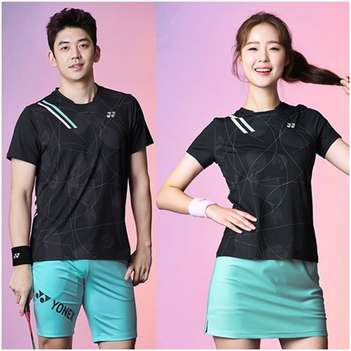요넥스 남성용 라운드 반팔 티셔츠 201TS033M