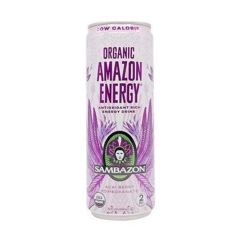 Sambazon Amazon Energy Low Calorie - Acai Berry - Sambazon Amazon Energy Low Calorie - 아사이베리 - 12oz, 9개, 340g