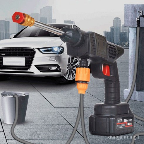 강력한 압력, 무선 편의성, 다목적 휴대용 세차기