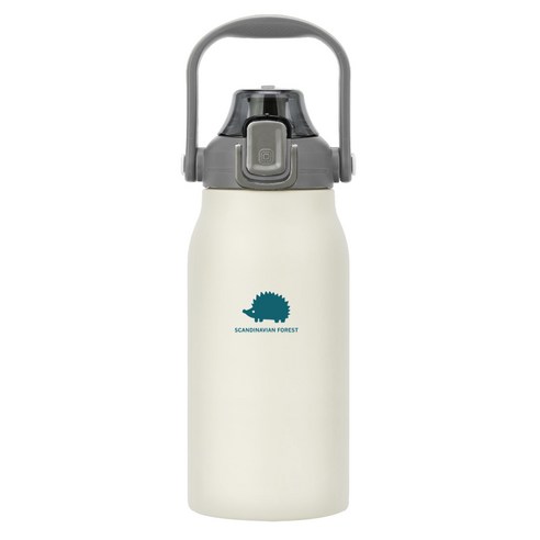 스칸디나비안 포레스트 빅핸드 텀블러 1300ml, 아이보리, 1개