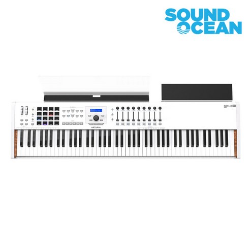아투리아 키랩 마스터 키보드 건반, KeyLab 88 MK2 White, White, 1개