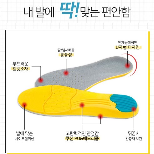 노스바이크 메모리폼 깔창 NCSI-001 2족