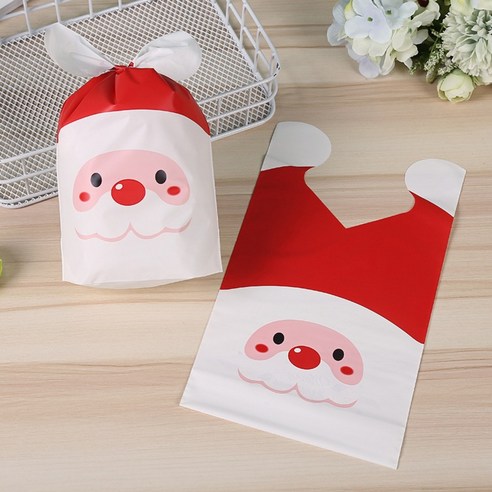 크리스마스 선물 포장 산타 비닐백