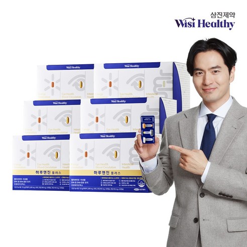 삼진제약 위시헬씨 하루엔진 플러스, 70.5g, 6개