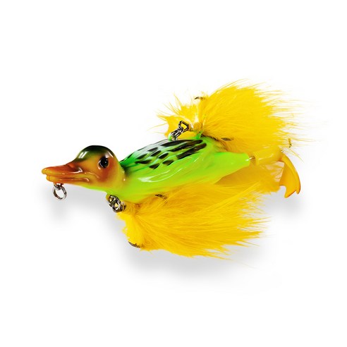 125mm 30g Duck Fishing Lure Top Water Poppers Artificial Bait with Plopping Feet JT9416, 114