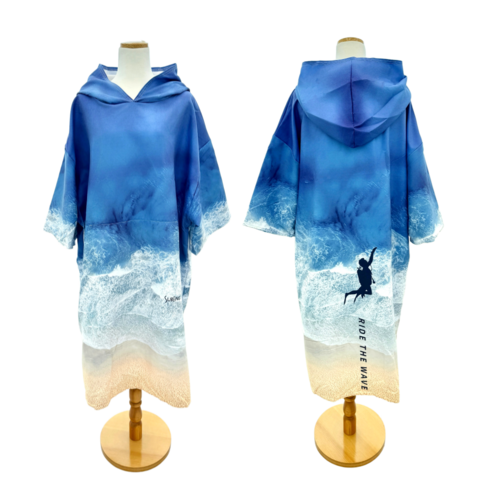 입는 순간, 푸른 파도 속으로! 프리미엄 판초 타월로 만끽하는 행복한 뽀송함 판초타월