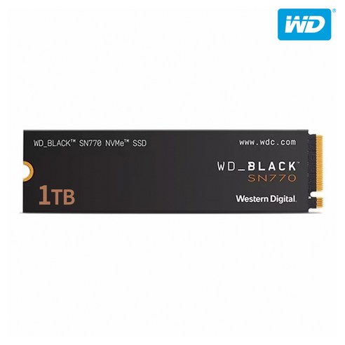 WD BLACK SN770 NVMe SSD, WDS500G3X0E, 500GB