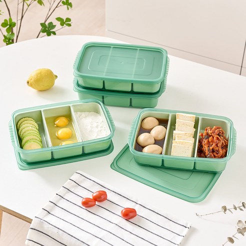 냉동실 공간을 효율적으로 최적화하고 아이템 접근성을 향상시키는 튼튼하고 안정적인 냉동실 정리용기