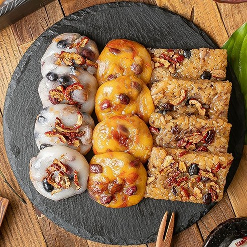 [KT알파쇼핑]영양모듬떡8개+호박모듬떡8개+대추약식8개 총24개입