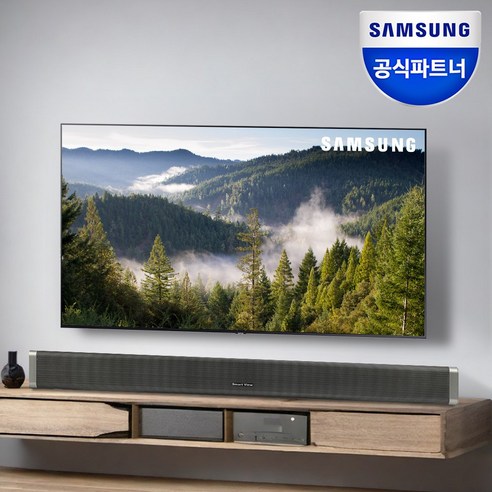 Samsung Signage TV 55인치 138cm UHD 4K 소비효율 1등급 비지니스TV 고효율 환급대상, 사운드바 없음, LH55BECHLGFXKR 벽걸이설치 삼성55인치tv