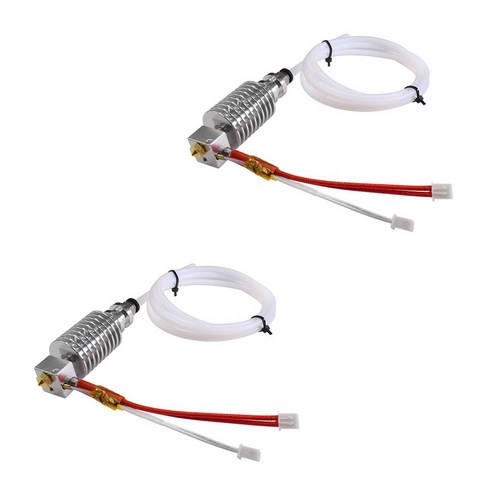 노 브랜드 2Pcs 12V 40W 0.4mm V5 J 헤드 핫 엔드 압출기 키트 I3 Mega 3 용 ANYCUBIC 3D 프린터 부품, 프린트 헤드
