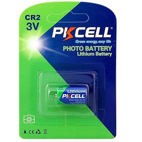 PKCELL CR2 3V 리튬 건전지 1알 카메라 건전지, 카드팩 1개입 cr3-2200 Best Top5