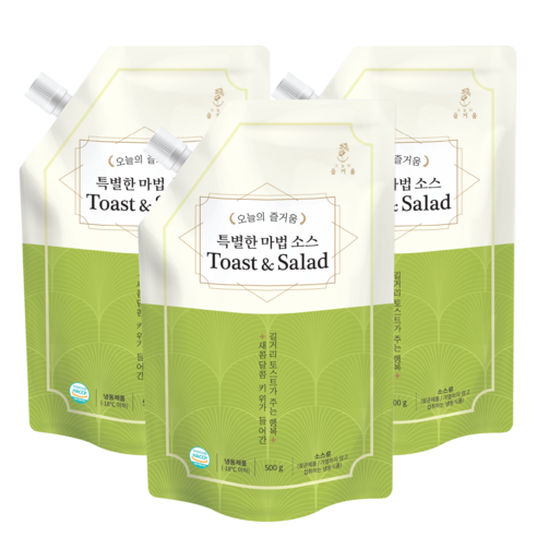 오늘의 즐거움 특별한 마법 키위 토스트 소스, 500g, 1개