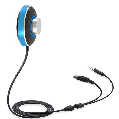Huante 블루투스 5.0 오디오 수신기 핸즈프리 통화 3.5mm AUX 잭 스테레오 무선 어댑터 자동차 키트 홈 스피커 앰프
