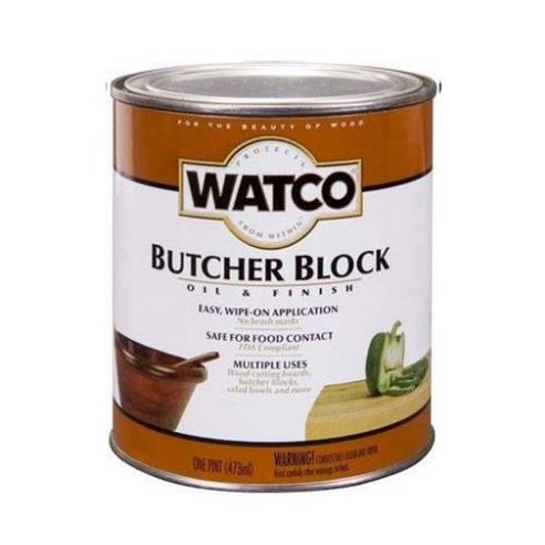 Watco 왓코 부처 블락 오일 피니쉬 473ml, 1개