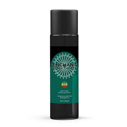 인챈트 디카페인 예가체프 싱글 더치커피, 500ml, 5개