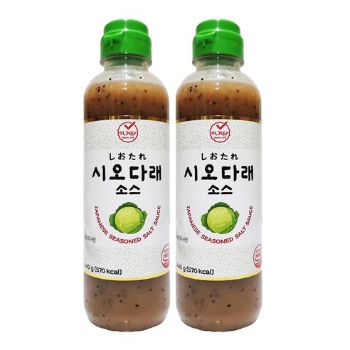 이거다 시오다래소스, 440g, 2개