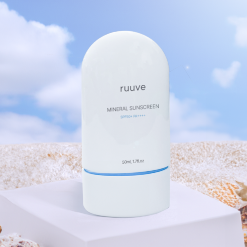 민감 피부도 안심! 끈적임 없이 촉촉한 러베 유기농 무기자차 선크림