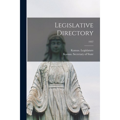 (영문도서) Legislative Directory; 1937 Paperback, Hassell Street Press, English, 9781015260665
