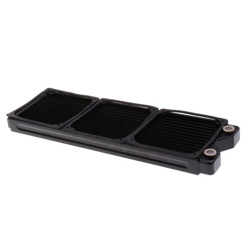 360mm G1/4 "PC 와이어 수냉식 CPU 쿨러 행, 415x130x44mm, 블랙, 황동