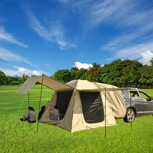 차박텐트 도킹 쉘터 텐트 그늘막 캠핑 캠핑용 오두막 방수