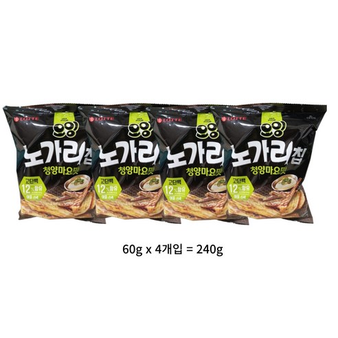 롯데 오잉 노가리칩 청양마요맛, 240g, 2개 Best Top5