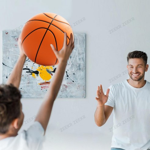 실내에서 편안하게 즐기는 ZEEKR 무소음 농구공
