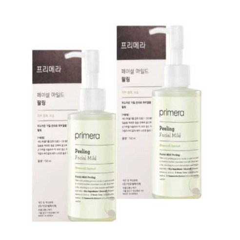 프리메라 페이셜 마일드 필링 150ml +150ml(2개) 각질케어 얼굴필링 스크럽