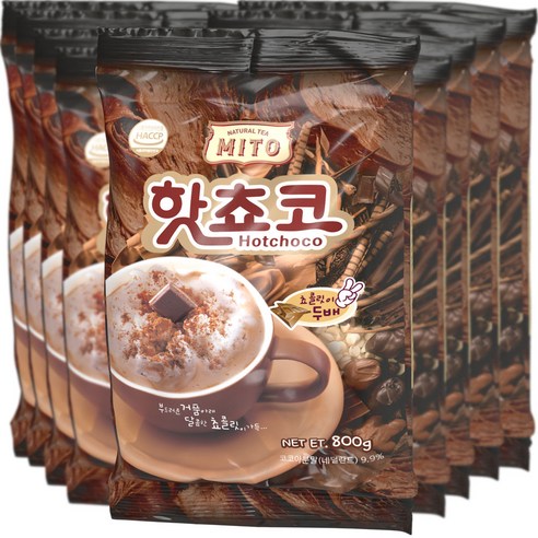 자판기용 커피 믹스 핫초코 800g, 10개, 1개입