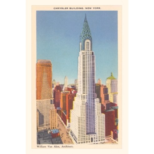 (영문도서) Vintage Journal Chrysler Building New York Paperback, Found Image Press, English, 9781669512950