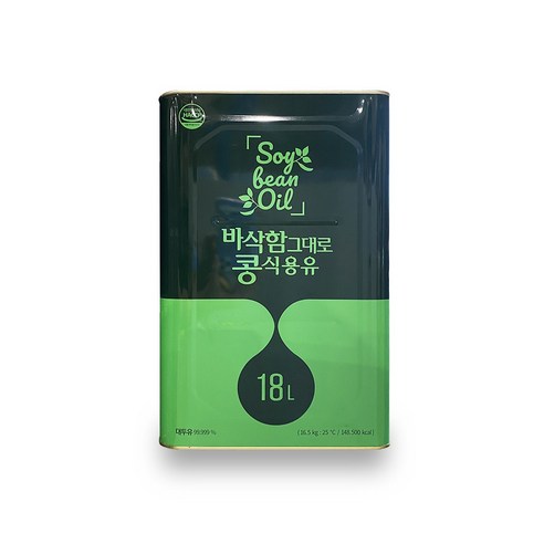 마자킹 유통킹 콩식용유, 18L, 1개