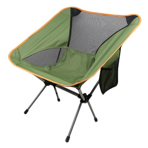 여행 픽크닉 하이킹 낚시를 위한 휴대용 접히는 야영 배낭 여행 의자, 육군 녹색, 64x56x52cm, 설명