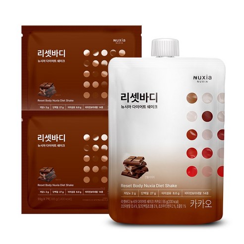 리셋바디 뉴시아 다이어트 쉐이크 카카오