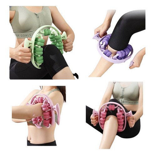센스팬다 롤러 전신 지압 마사지기, 분홍, 1개