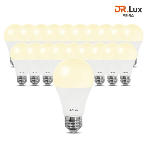 닥터룩스 LED 전구 10W, 20개, 주백색