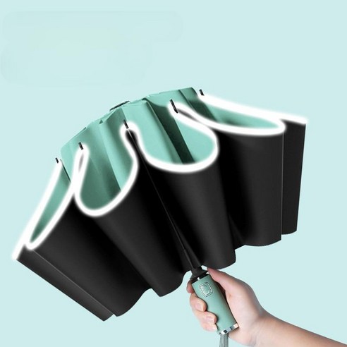 힐링센트 튼튼한 거꾸로 3단 자동 우산 양산