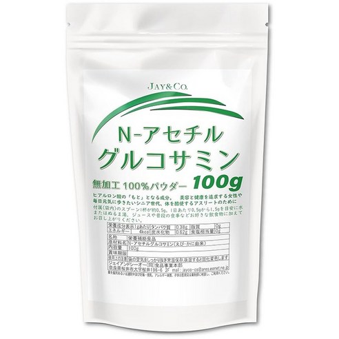 JAYCO.N 아세틸글루코사민 100% 무가공 파우더 100g 100,000mg