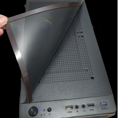 JKLO 컴퓨터 먼지 필터 PC 본체 케이스 메쉬 방진망