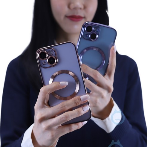 갤럭시 S22 플러스를 위한 최고의 보호와 편리성을 제공하는 브랜뉴 맥세이프 메탈젤리 케이스