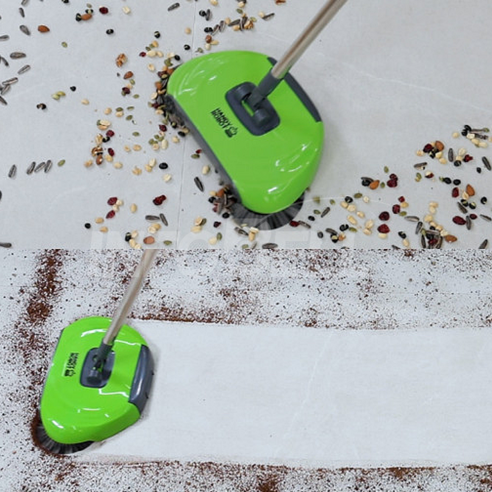 [TV홈쇼핑정품 인포벨]핸디로봇 무선청소기 빗자루 쓰레받기 물걸레 하나로 무소음 무전력 초경랑 만능청소기, 1세트