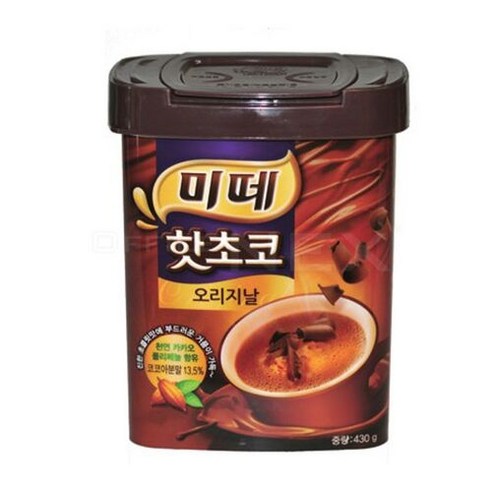 (메카몰) 동서식품 미떼 핫초코 오리지날 (용기), 430g, 1개입, 6개