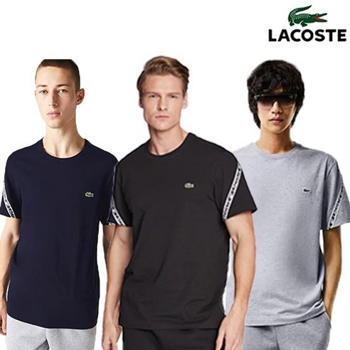 LACOSTE 테이핑 로고 반팔 티셔츠 TH9873 라코스테테니스복