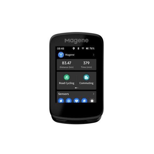 [한글 완벽 지원] MAGENE C606 스마트 GPS 바이크 컴퓨터, 1개